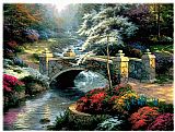 Thomas Kinkade - Bridge of Hope painting